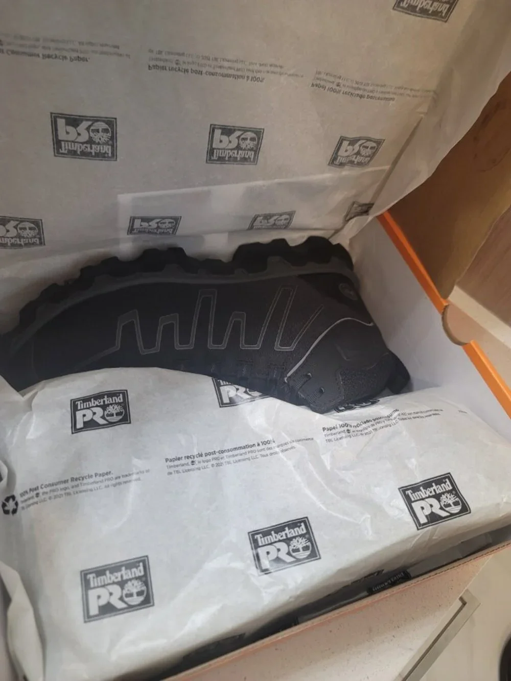 Timberland Pro Men's Powertrain  Alloy Safety Toe Work Shoes Sz 11 NIB Black